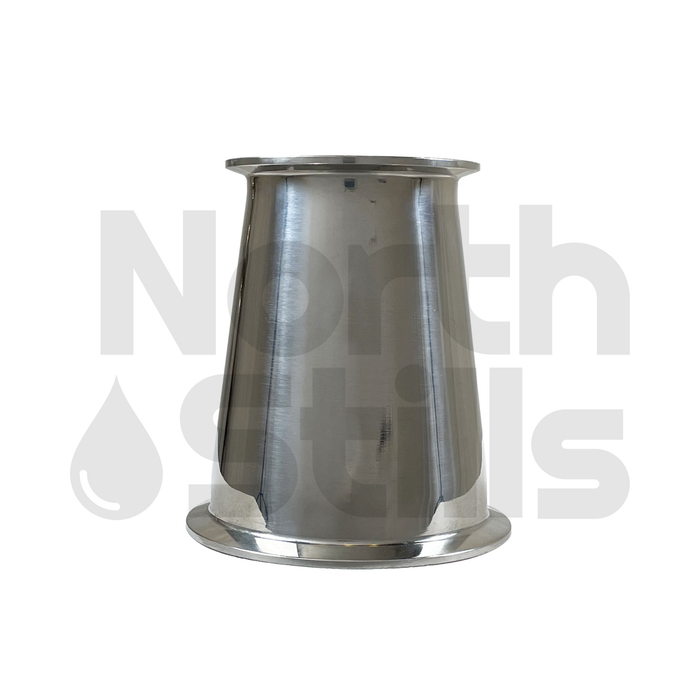 Tri-Clamp - 4" x 3" Tri-Clamp Concentric Reducer    - Toronto Brewing