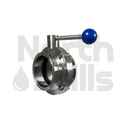 Tri-Clamp - 4" TC ButterFly Pull Trigger Ball Valve    - Toronto Brewing