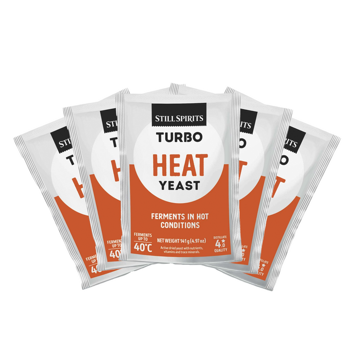 Still Spirits Heat Turbo Yeast (141g) - 5 Pack    - Toronto Brewing