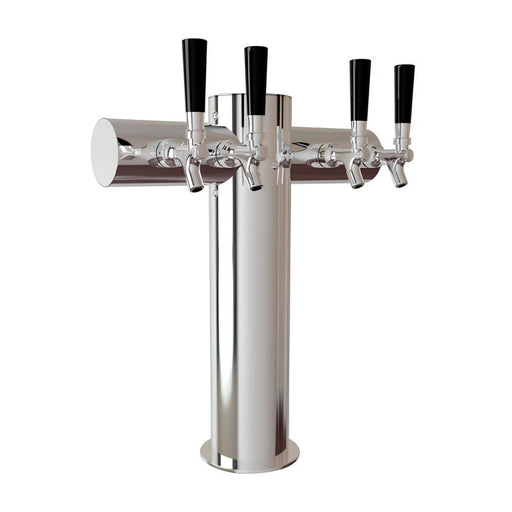 Ture Stainless Steel Beer Tower - 4 Taps (Glycol Chilled)    - Toronto Brewing