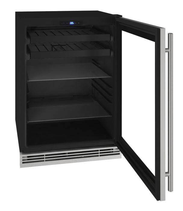 U-Line Beverage Center - Stainless Steel Trimmed Door - Field Reversible