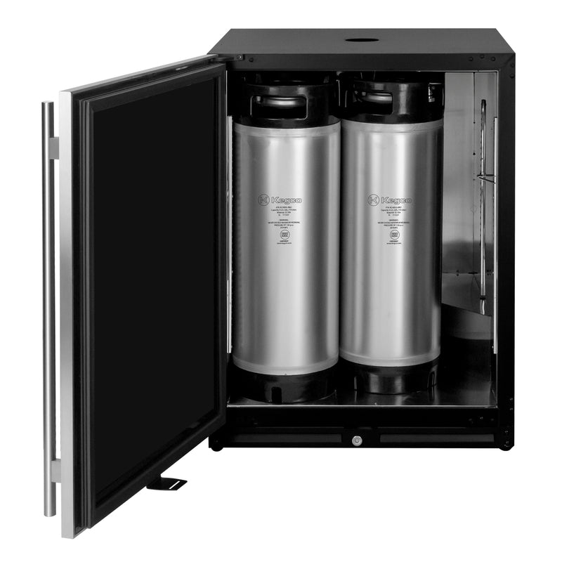 Kegco V24UBSL-2 left hinge kegerator