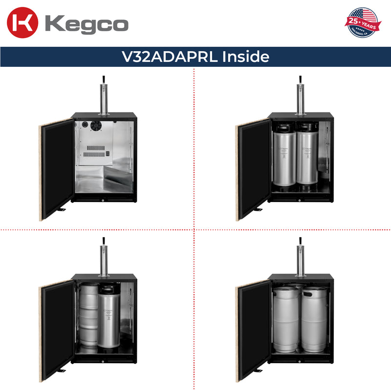 V32ADAPRL-1 Kegerator Inside