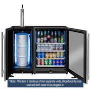 Beverage Center & Kegerator
