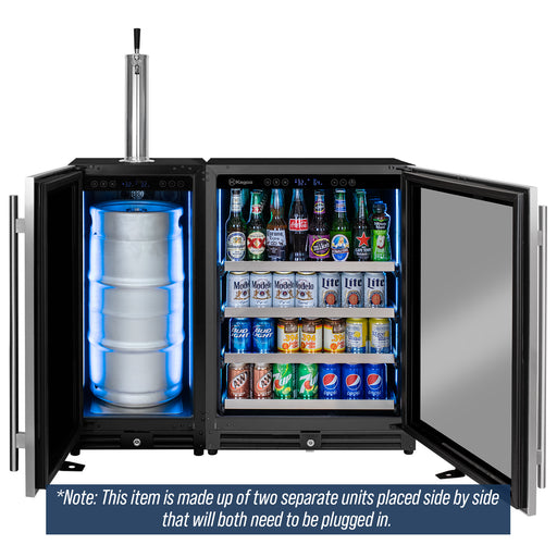 Beverage Center & Kegerator