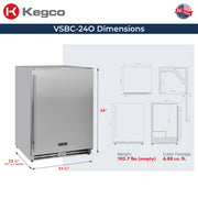 beverage center dimensions
