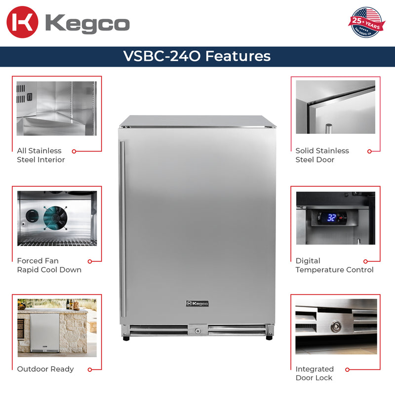 beverage center features