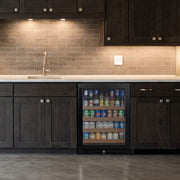 built-in or freestanding beverage center