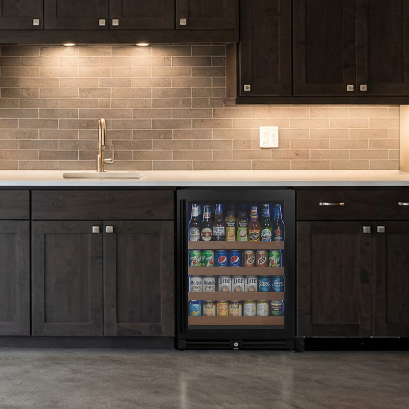 built-in or freestanding beverage center