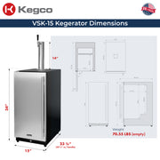 VSK-15U-BSL dimensions
