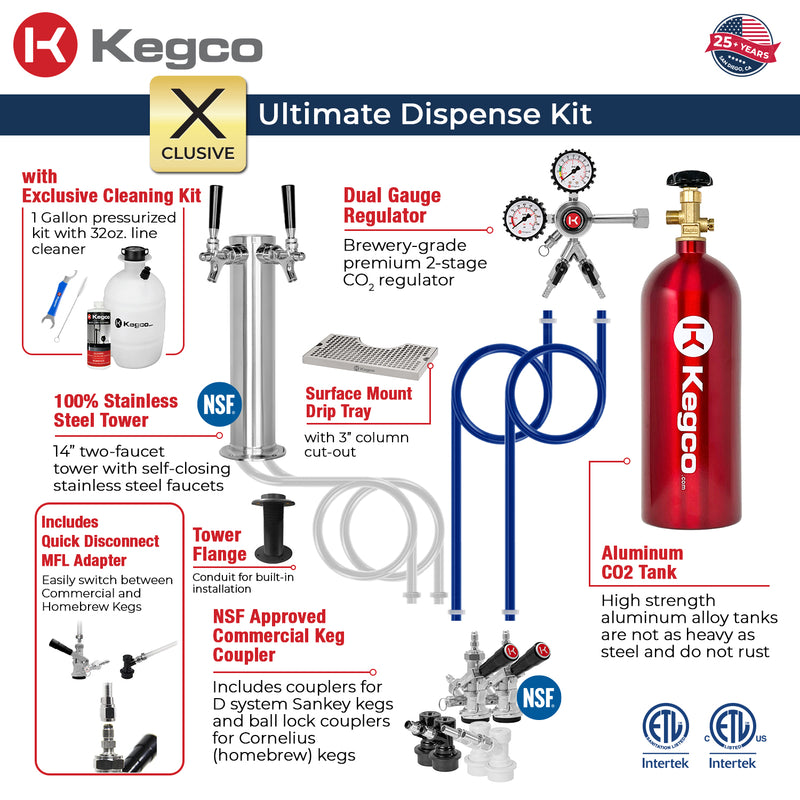 Kegco dispense kit