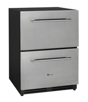 Kegco VSRD24-2SS two drawer beverage center refrigerator