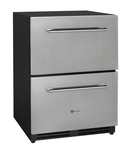 Kegco VSRD24-2SS two drawer beverage center refrigerator