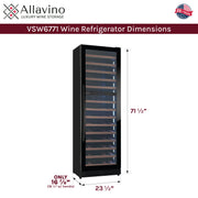 Allavino Reserva VSW6771D-2BR-WD dimensions