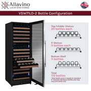 Allavino Reserva VSW71LD-2 bottle configuration