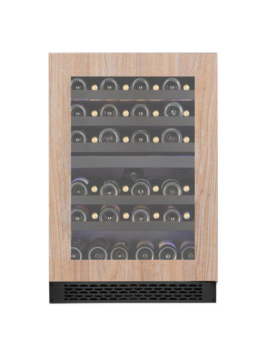 Wine cellar 46 bottles dual zone panel ready, Titanium serie - Wine Cell’R