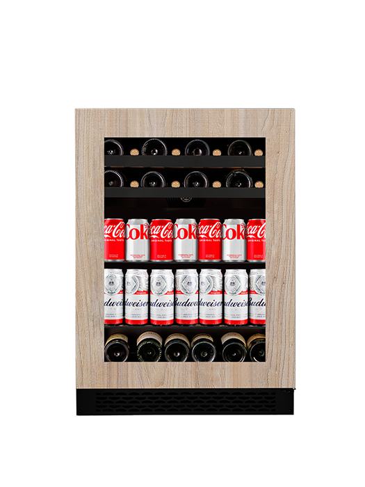 Beverage Centre 16-Bottle & 92-Can  1 Zone Titanium Series- Wine Cell'R