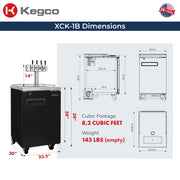 XCK-1B-4 Dimensions