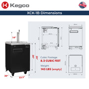 XCK-1B Dimensions