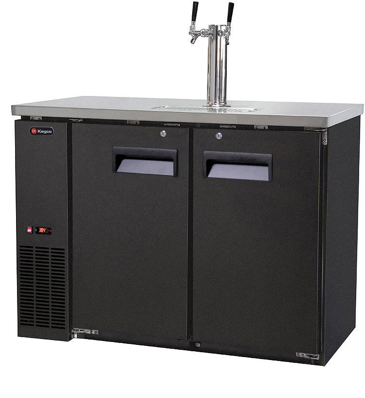 Kegco 48" Wide Black Commercial Kegerator