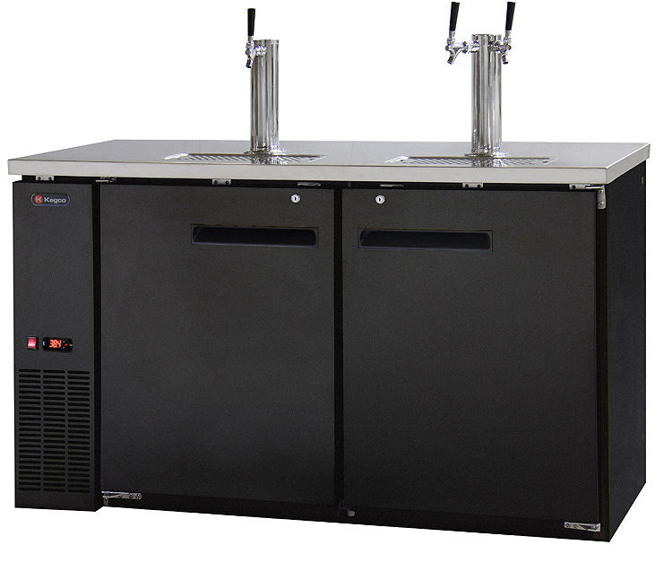 Kegco 61" Wide Black Commercial Kegerator