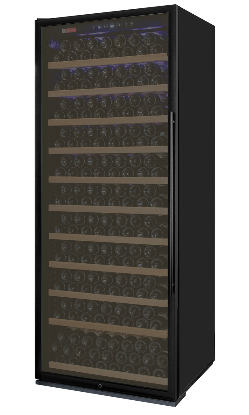 Allavino 32" Wide Vite II Tru-Vino 305 Bottle Single Zone Black Left Hinge Wine Refrigerator