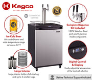 Kegco Z163S-2NK Features