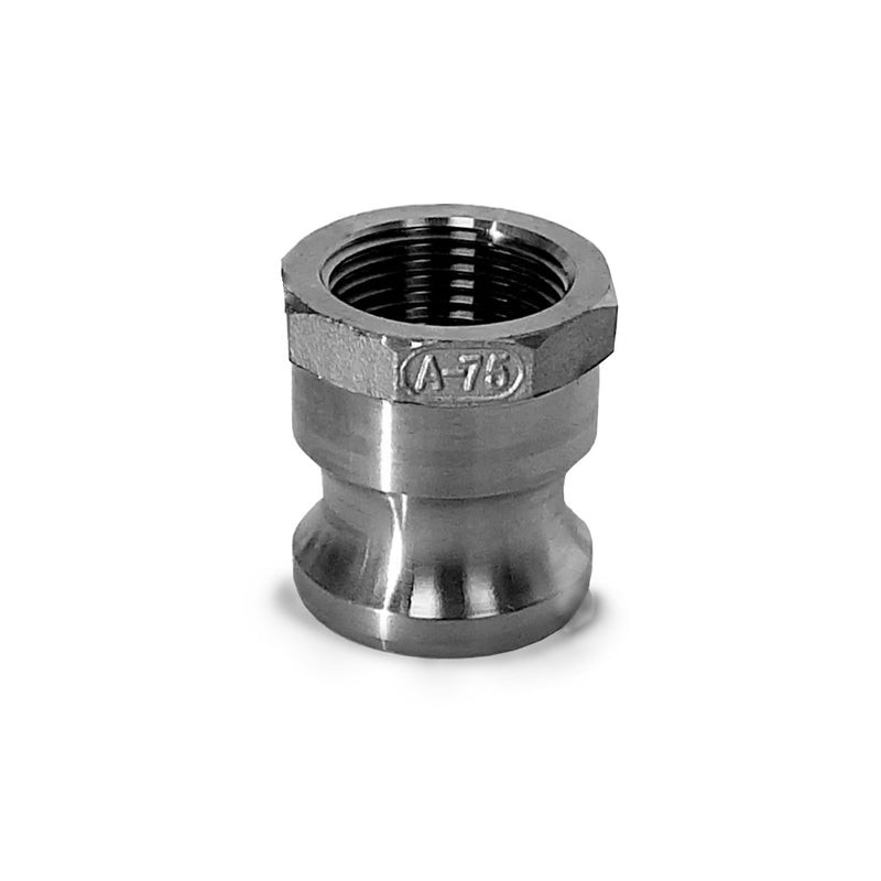 Stainless Steel Camlock Type A - Male Camlock x Female Garden Hose Thread    - Toronto Brewing