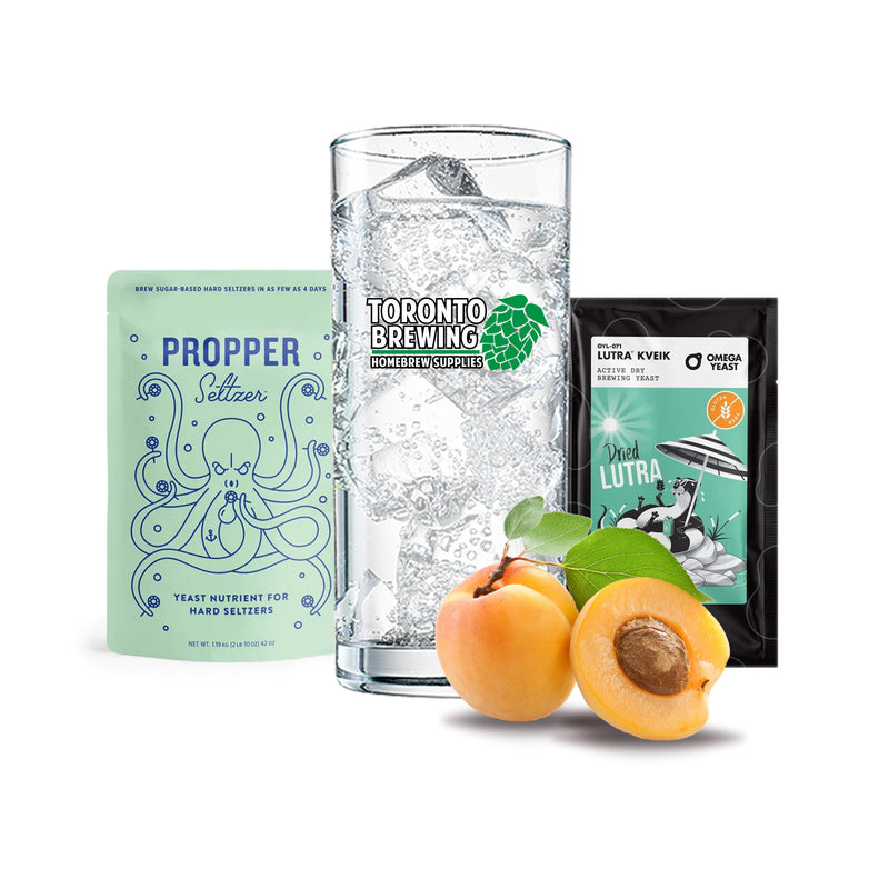 Hard Seltzer Recipe Kit - Apricot (5 Gallon/19 Litre)    - Toronto Brewing