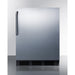 Summit | 24" Wide All-Refrigerator, ADA Compliant (FF63BKCSSADA)    - Toronto Brewing