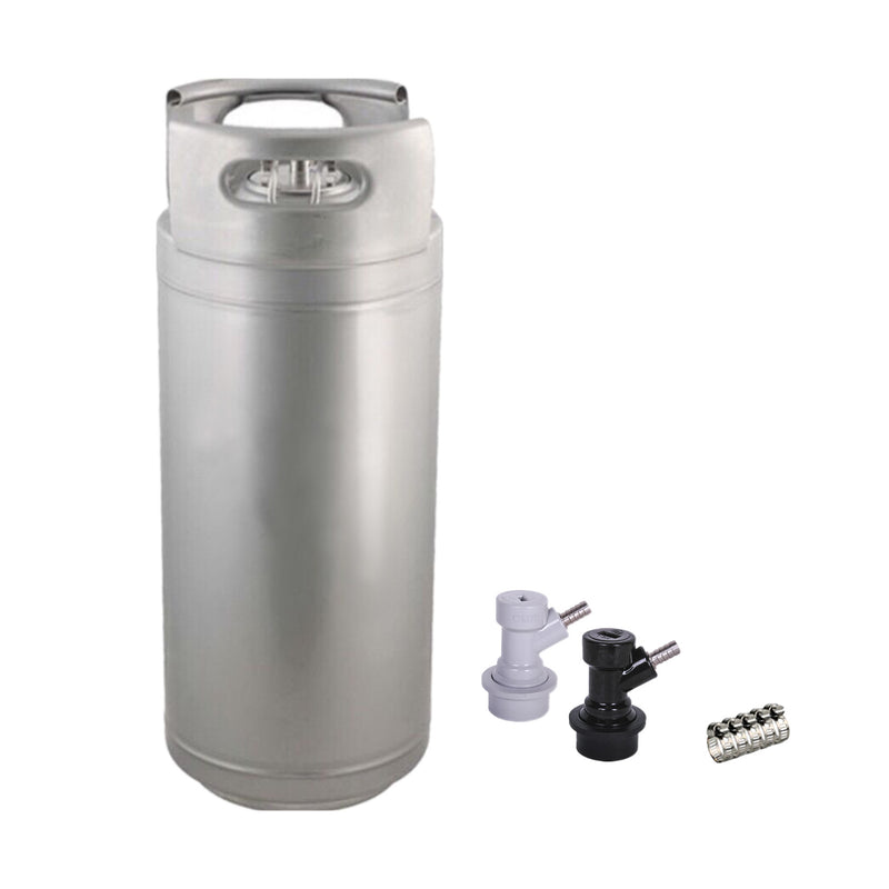 Ball Lock Kegerator Add-On - Corny Keg, Disconnects and Clamps    - Toronto Brewing