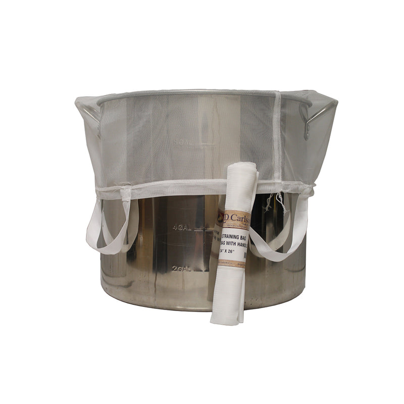 Nylon BIAB Straining Bag With Handles (24"x26")    - Toronto Brewing