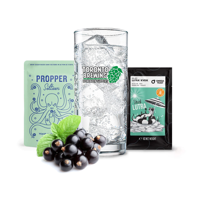 Hard Seltzer Recipe Kit - Black Currant (5 Gallon/19 Litre)    - Toronto Brewing