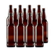 Glass Beer Bottles (Brown - 12 x 650 ml) - "Bombers"    - Toronto Brewing