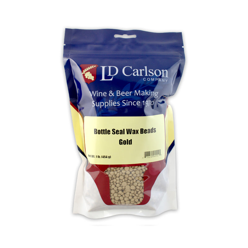 Bottle Seal Wax Beads - Gold (1 lb)    - Toronto Brewing