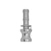 Stainless Steel Camlock Type E - Male Camlock x 1/2" Barb    - Toronto Brewing