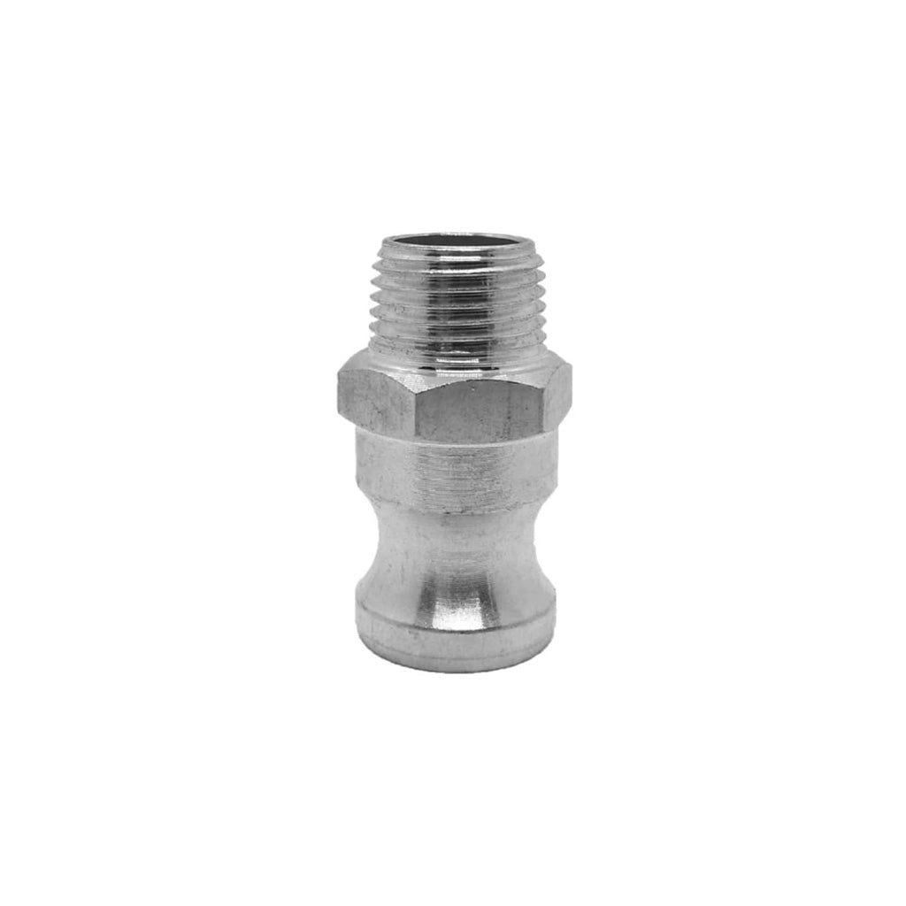 Stainless Steel Camlock Type F - Male Camlock x 1/2" Male NPT