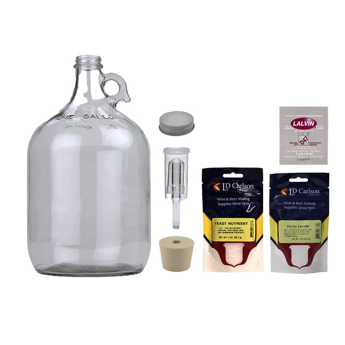 Cider Making Kit with Growler, Airlock and Lid - 1 Gallon/4 Litres    - Toronto Brewing