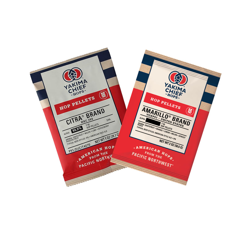 Amarillo and Citra Pellet Hops Bundle 1  Pack   - Toronto Brewing