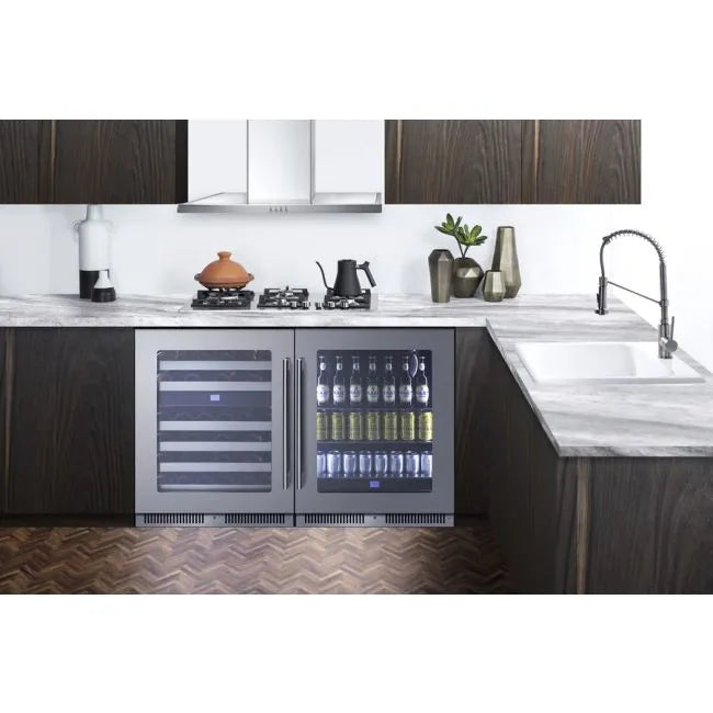 Summit Appliance 24" Wide Built-In Beverage Center CL24BV1LHD
