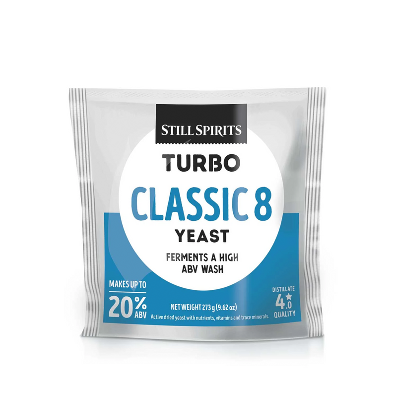 Still Spirits Classic 8 Turbo Yeast (180 g) - 10 Pack - Toronto Brewing