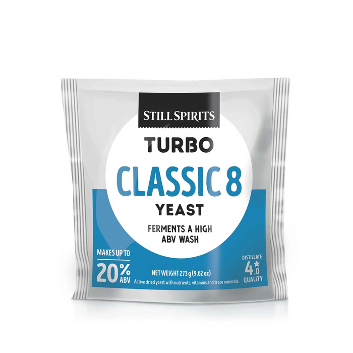 Still Spirits Classic 8 Turbo Yeast (180 g) - 10 Pack    - Toronto Brewing