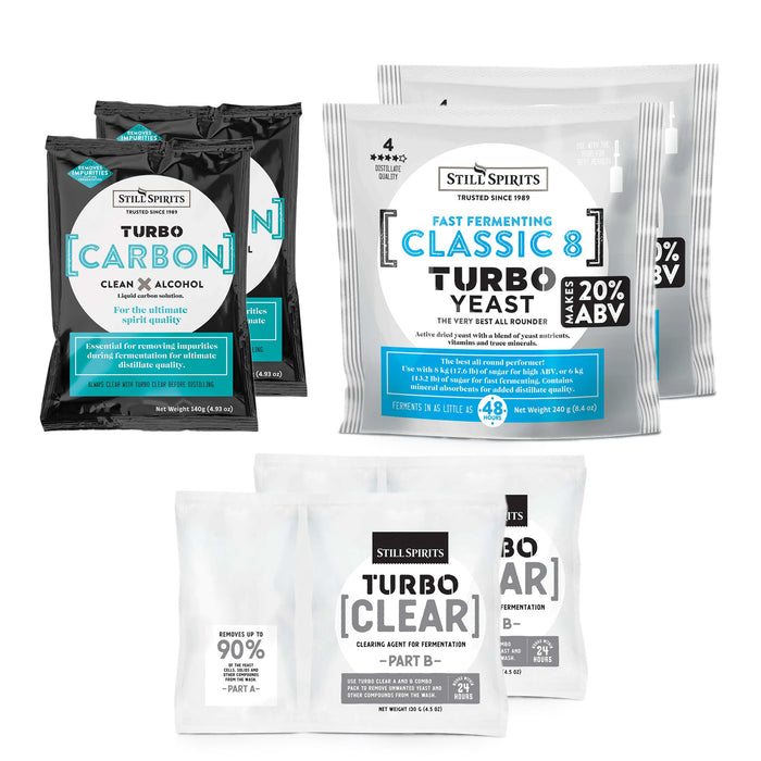 thumbnail image 2 of 8-Pack Still Spirits Classic 8 Turbo Yeast - Home Brew Beer Making 2 of 4