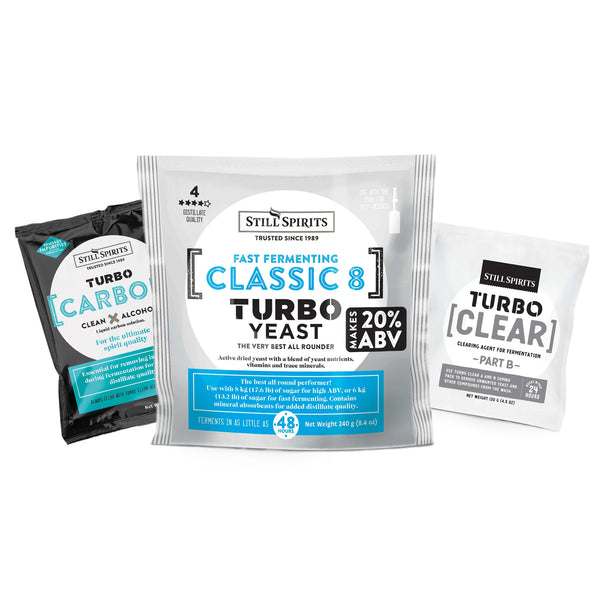 Still Spirits Turbo Classic 8 Yeast Carbon Clear Home Brew Spirit Still Spirits Turbo Classic 8 Yeast Carbon Clear Home Brew Spirit