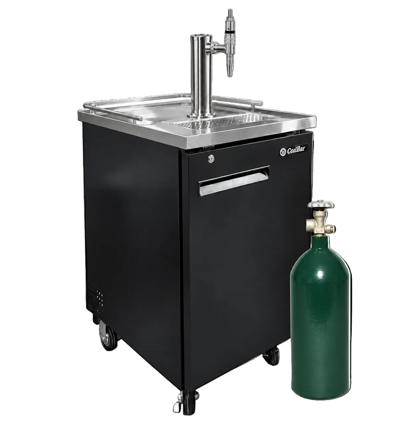 GUINNESS KEG FRIDGE COMPLETE WITH NITROGEN TANK AND STOUT TAP