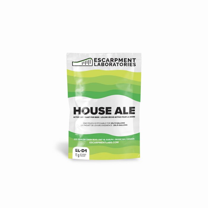 Escarpment Laboratories | House Ale Dry Yeast (11g)    - Toronto Brewing