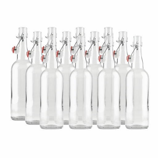 Swingtop Flip Top Glass Bottles | Clear (750 ml) Case of 12    - Toronto Brewing