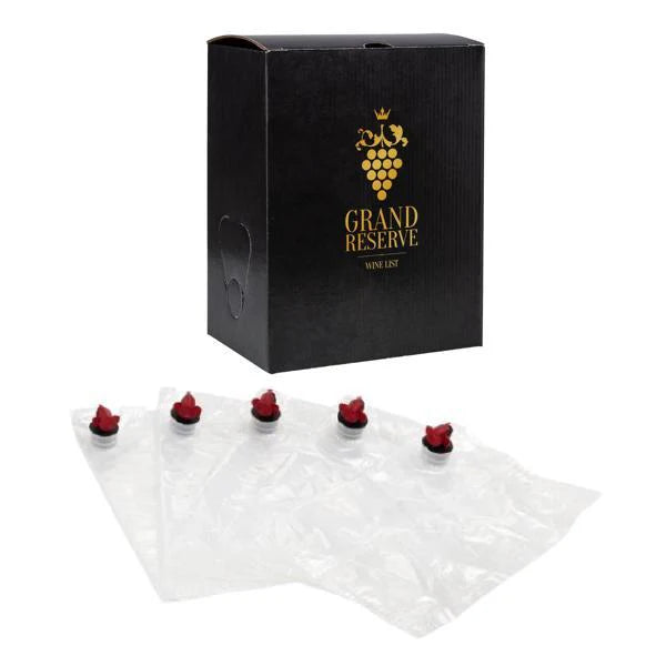 Boxed Wine Bags - 5 Bags & 1 Box (5 L | 1.32 gal) Golden Cluster Grand Reserve   - Toronto Brewing