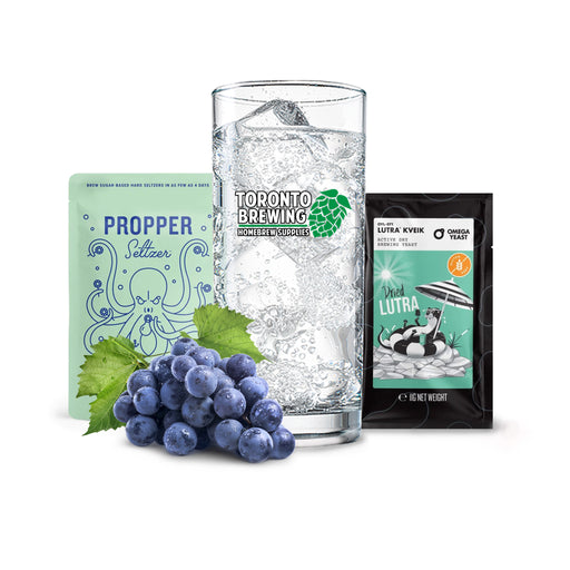 Hard Seltzer Recipe Kit - Grape (5 Gallon/19 Litre)    - Toronto Brewing