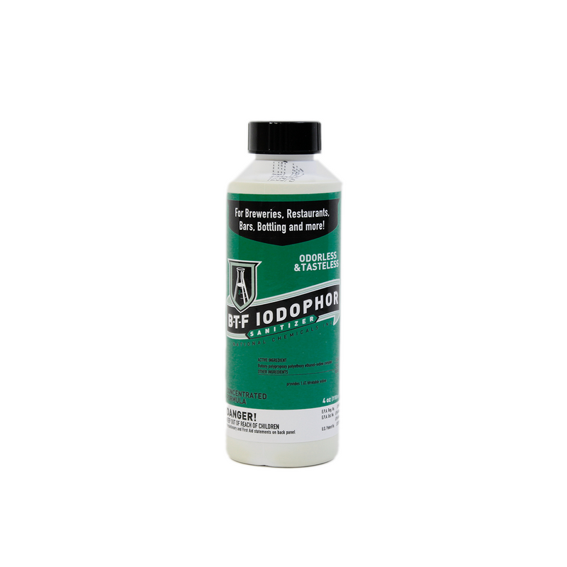 BTF Iodophor Sanitizer - 4 oz    - Toronto Brewing